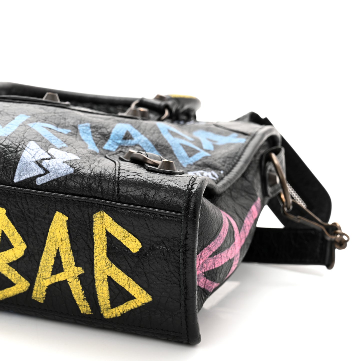 Agneau Graffiti All Over Classic Hardware S City Black Multicolor