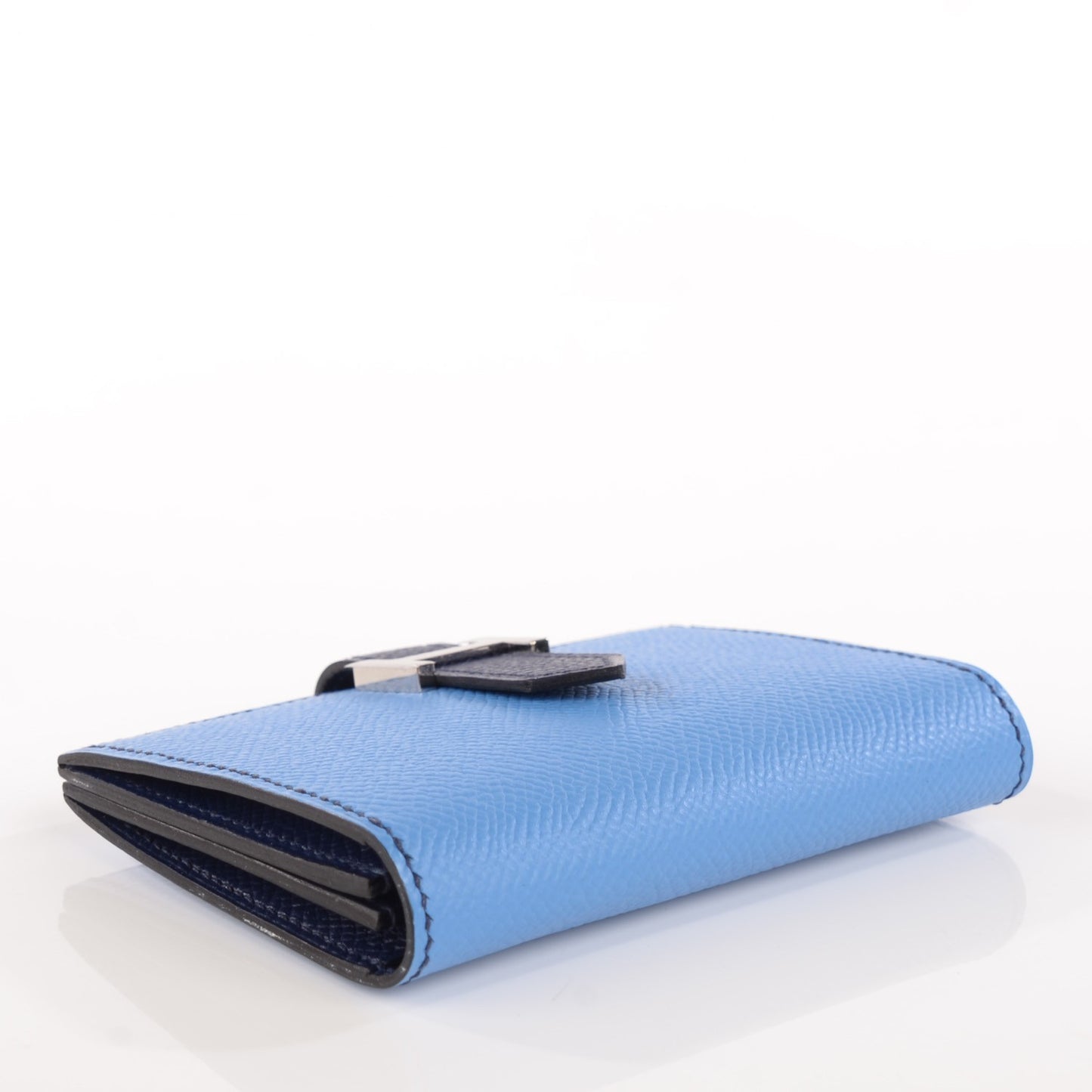 Epsom Bi Color Bearn Card Holder Wallet Bleu Sapphire Paradise