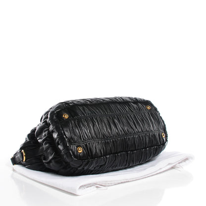 Prada Nappa Gaufre Tote Nero Black 5 of 10