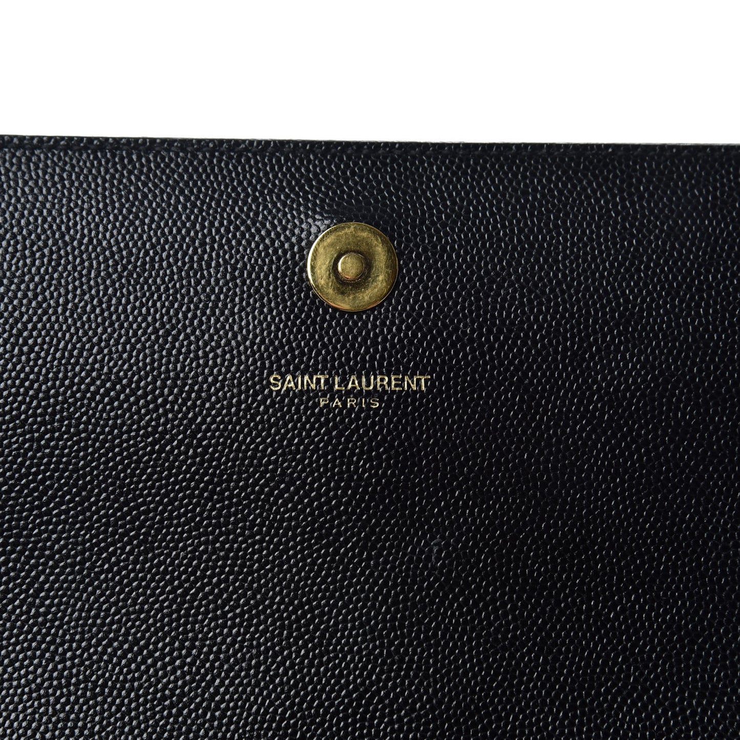 Grain De Poudre Classic Monogram Kate Clutch Black