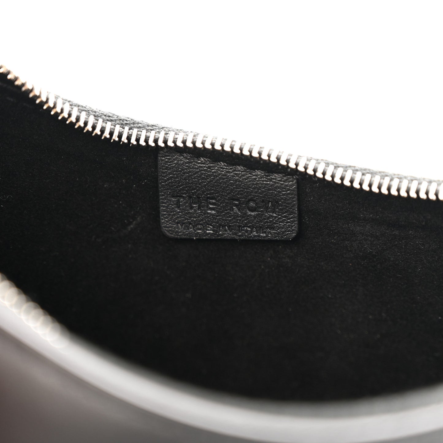 Smooth Calfskin Half Moon Shoulder Bag Black