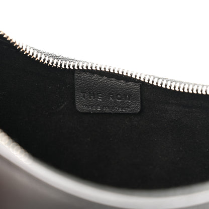 The Row Smooth Calfskin Half Moon Shoulder Bag Black 6 of 11
