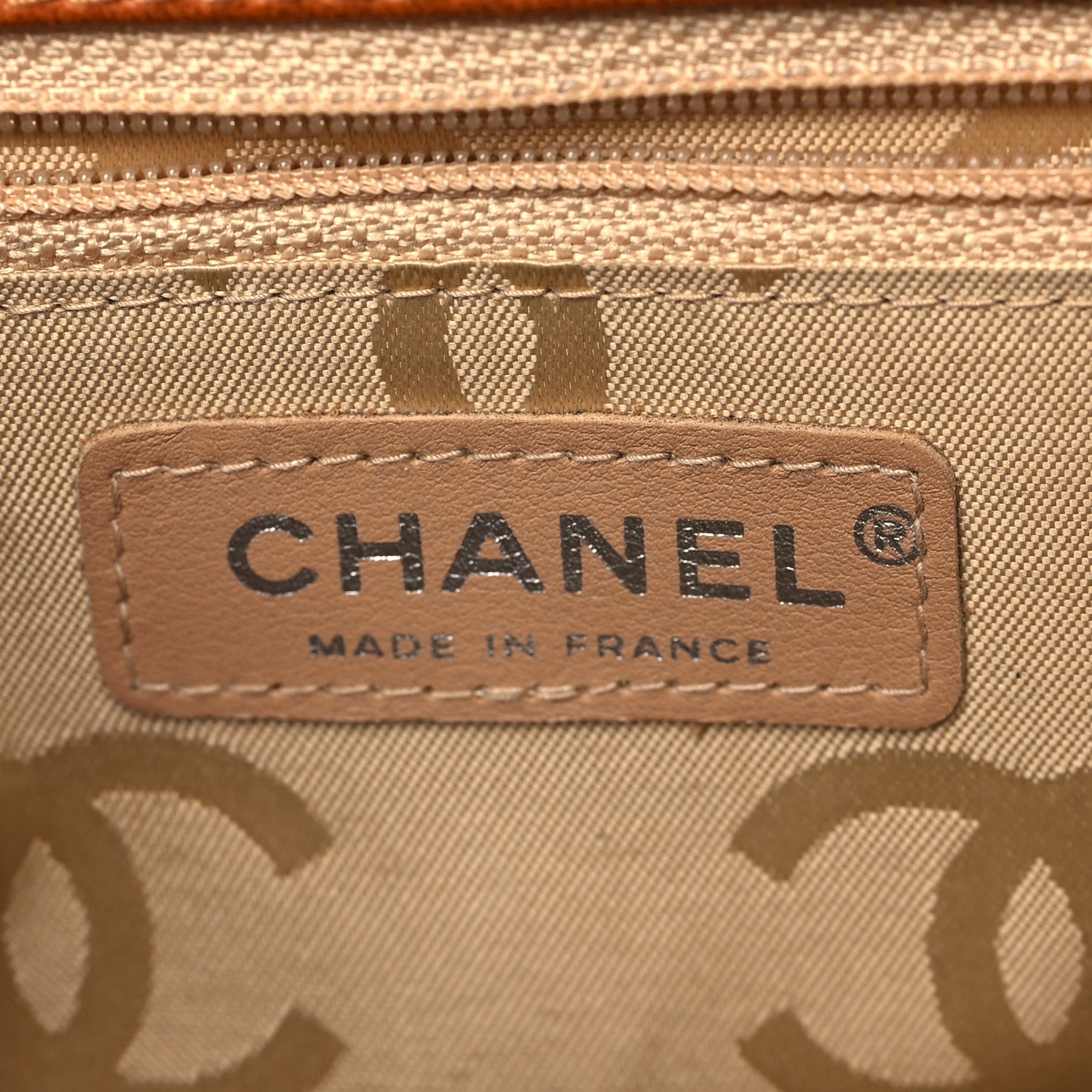 Chanel Calfskin Quilted Tote Brown 5 of 9