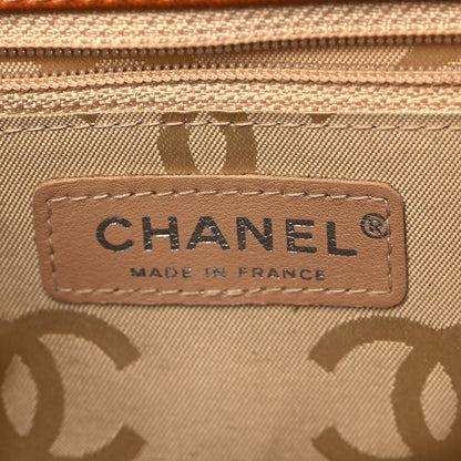 Chanel Calfskin Quilted Tote Brown 5 of 9