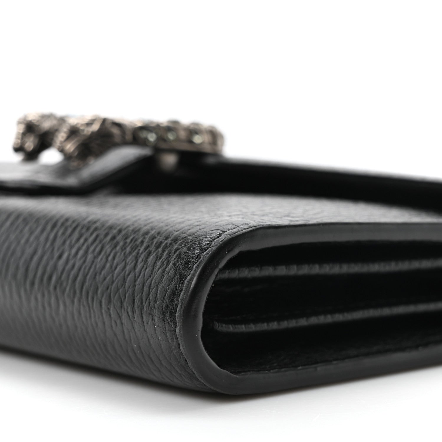 Gucci Calfskin Mini Dionysus Chain Wallet Black 9 of 9