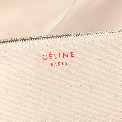 Celine Textile Medium Made In Tote White 7 of 10