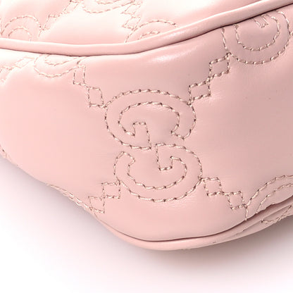 Gucci Calfskin GG Matelasse Chain Handbag Perfect Pink Natural 9 of 10