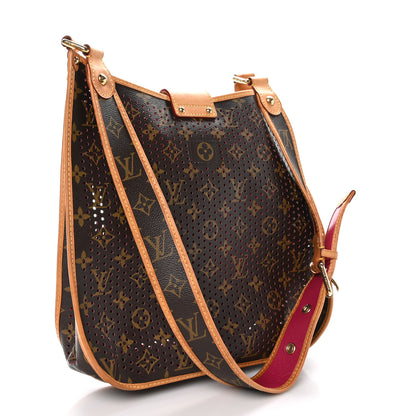 Louis Vuitton Monogram Perforated Musette Fuchsia 3 of 9