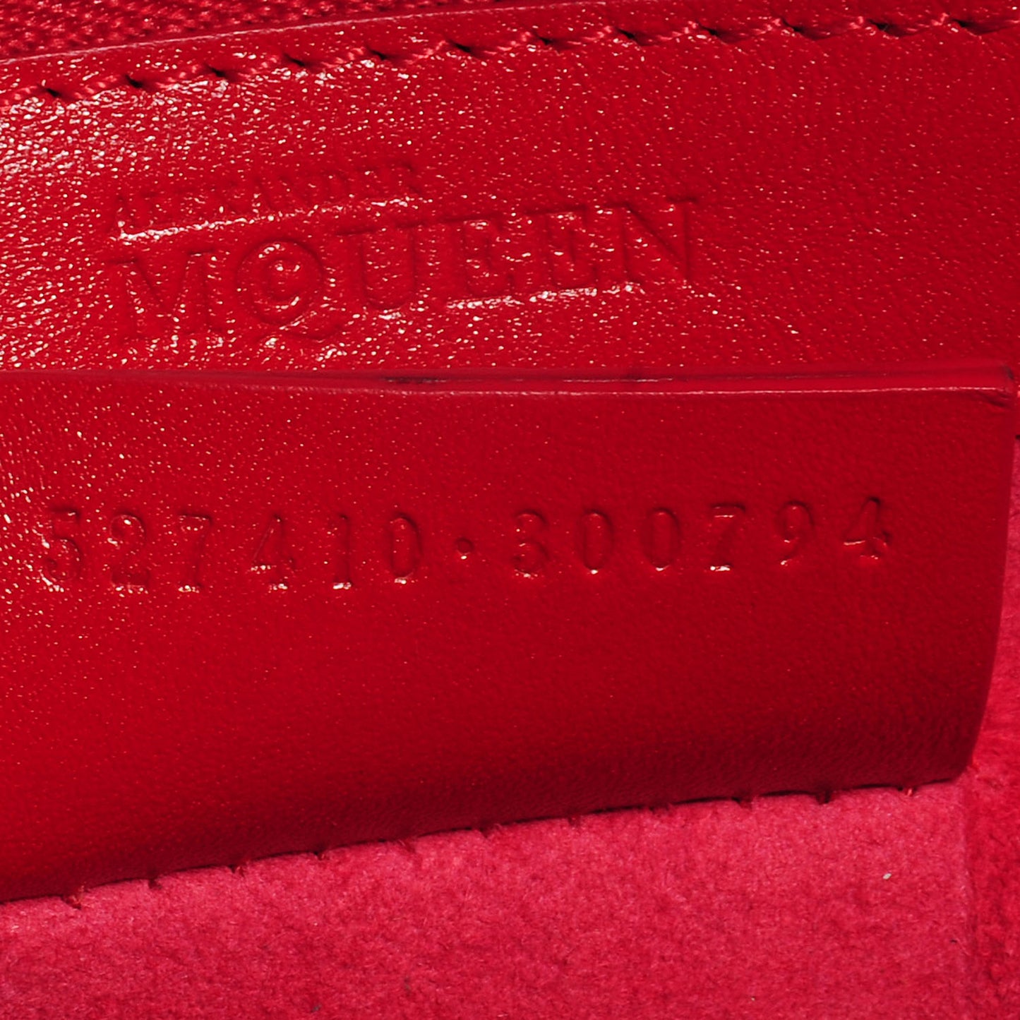 Leather Small Heroine Bag Red