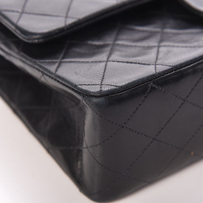 Chanel Lambskin Quilted Medium Double Flap Black 12 of 19