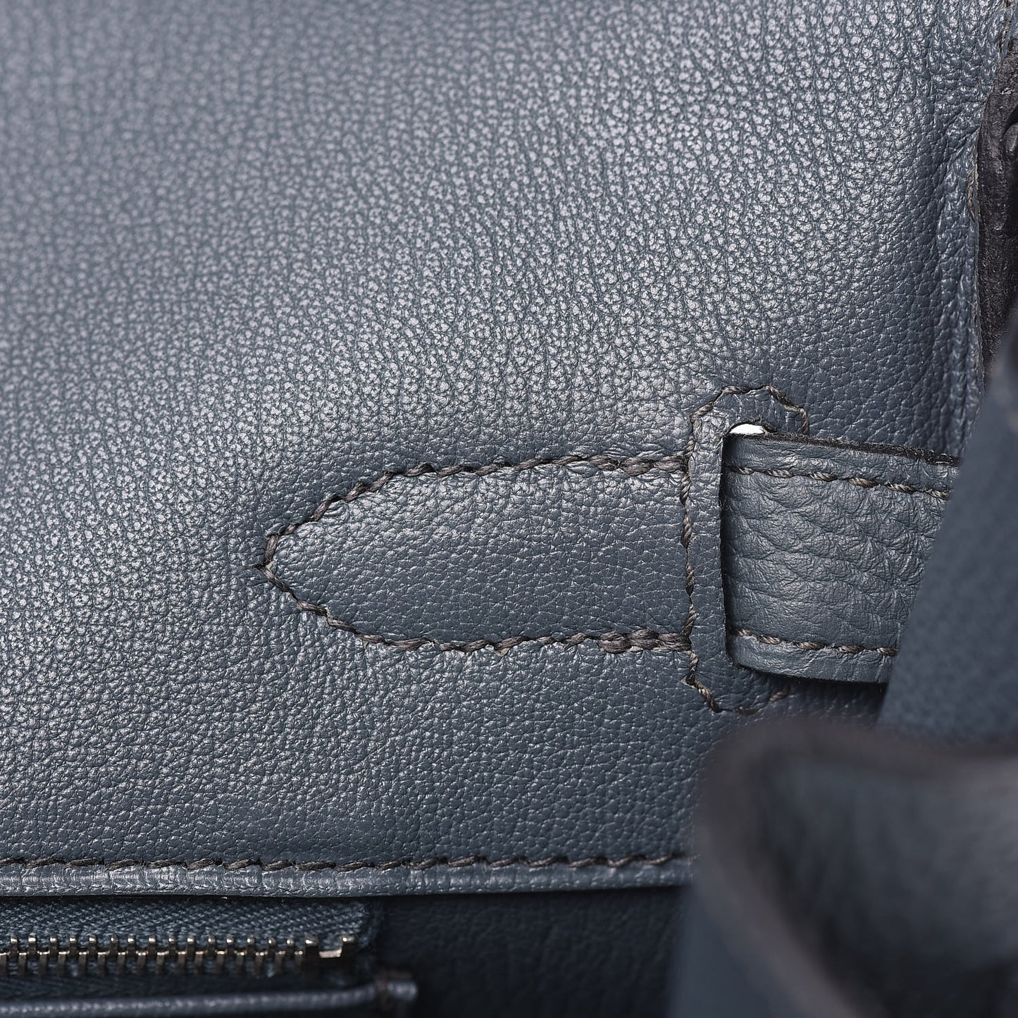 Togo Birkin 35 Bleu Orage