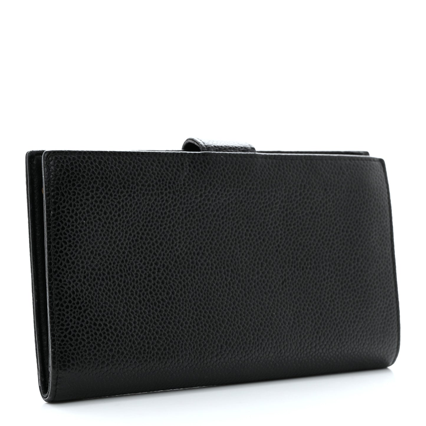 Caviar Timeless CC French Wallet Black