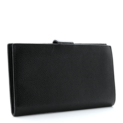 Chanel Caviar Timeless CC French Wallet Black 3 of 8