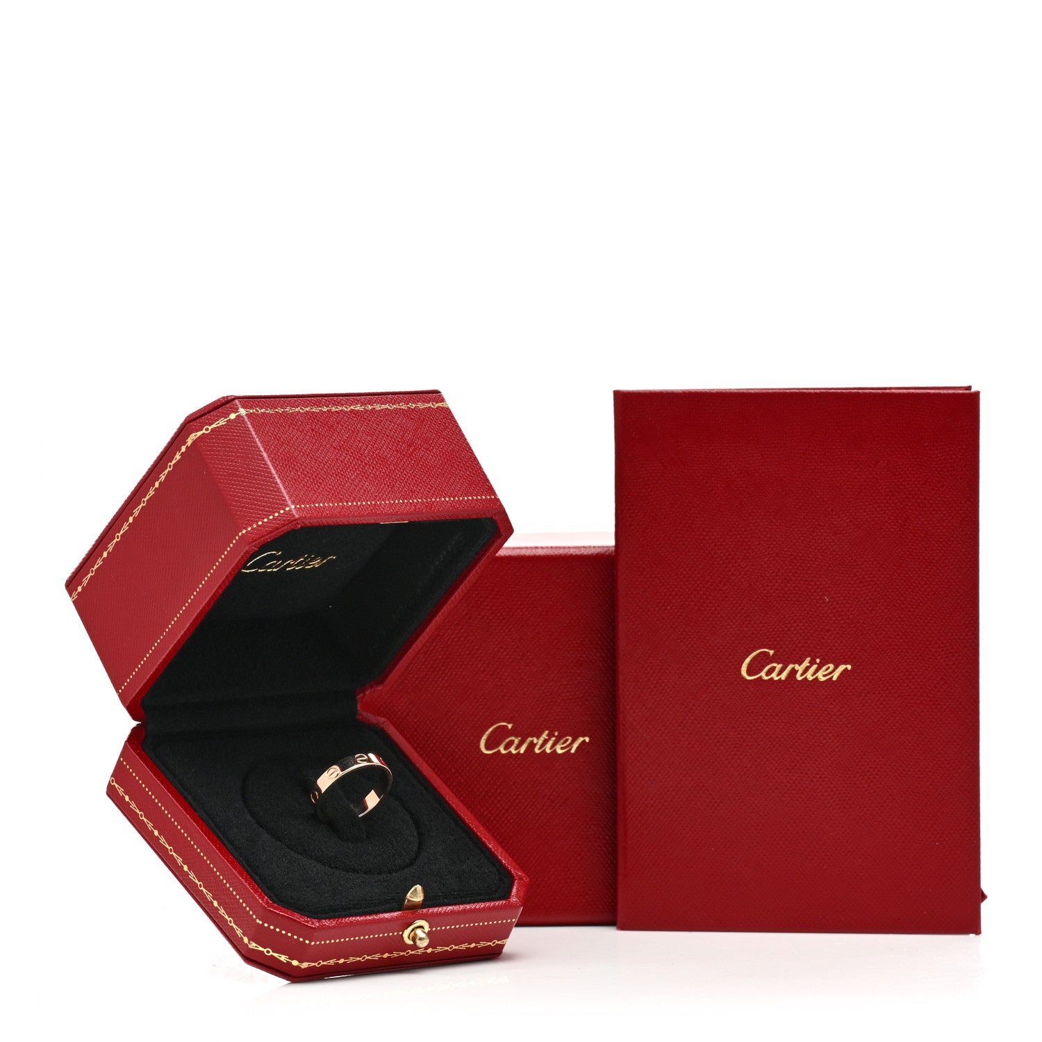 Cartier 18K Pink Gold 3.5mm LOVE Wedding Band Ring 52 6 5 of 5