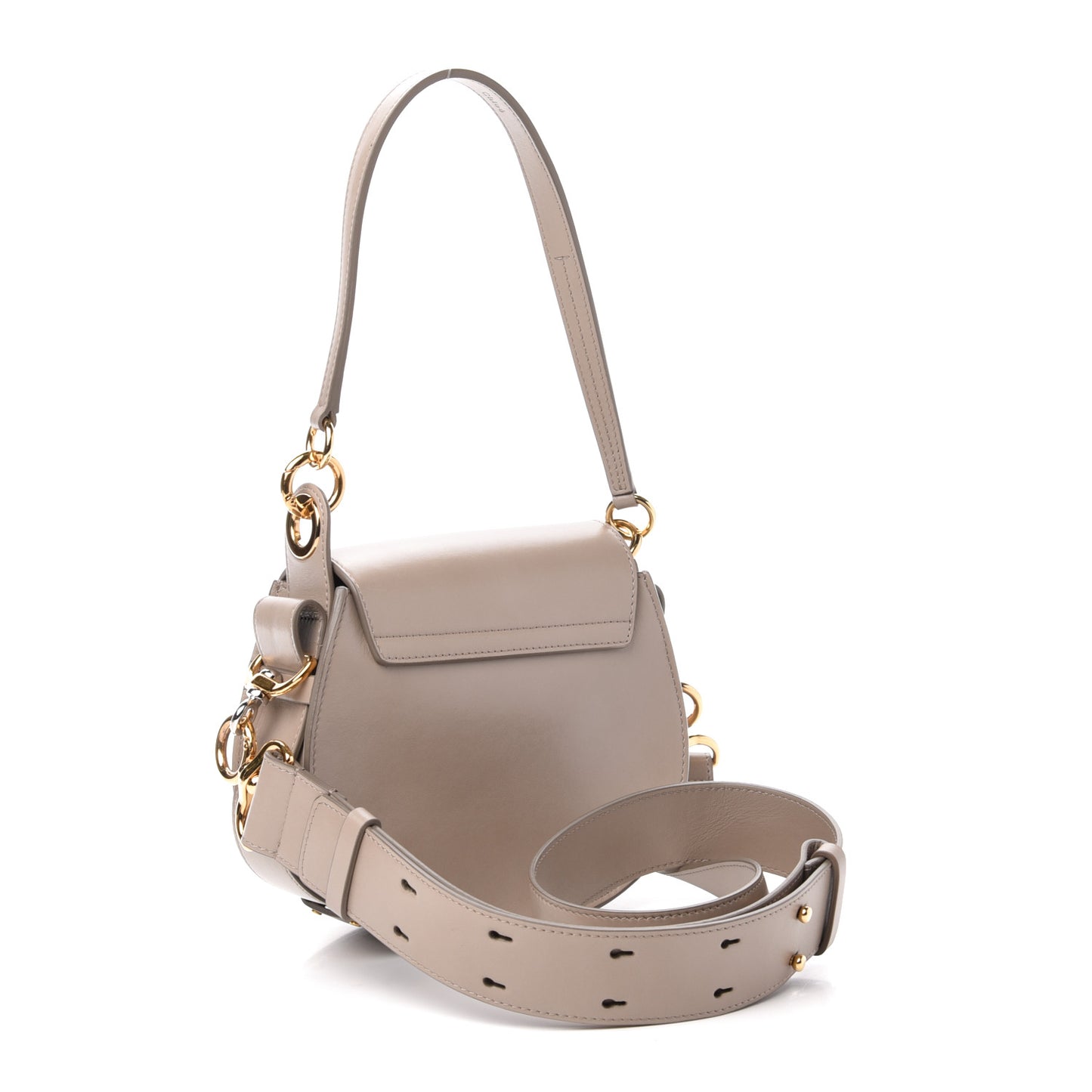 Calfskin Small Tess Bag Motty Grey