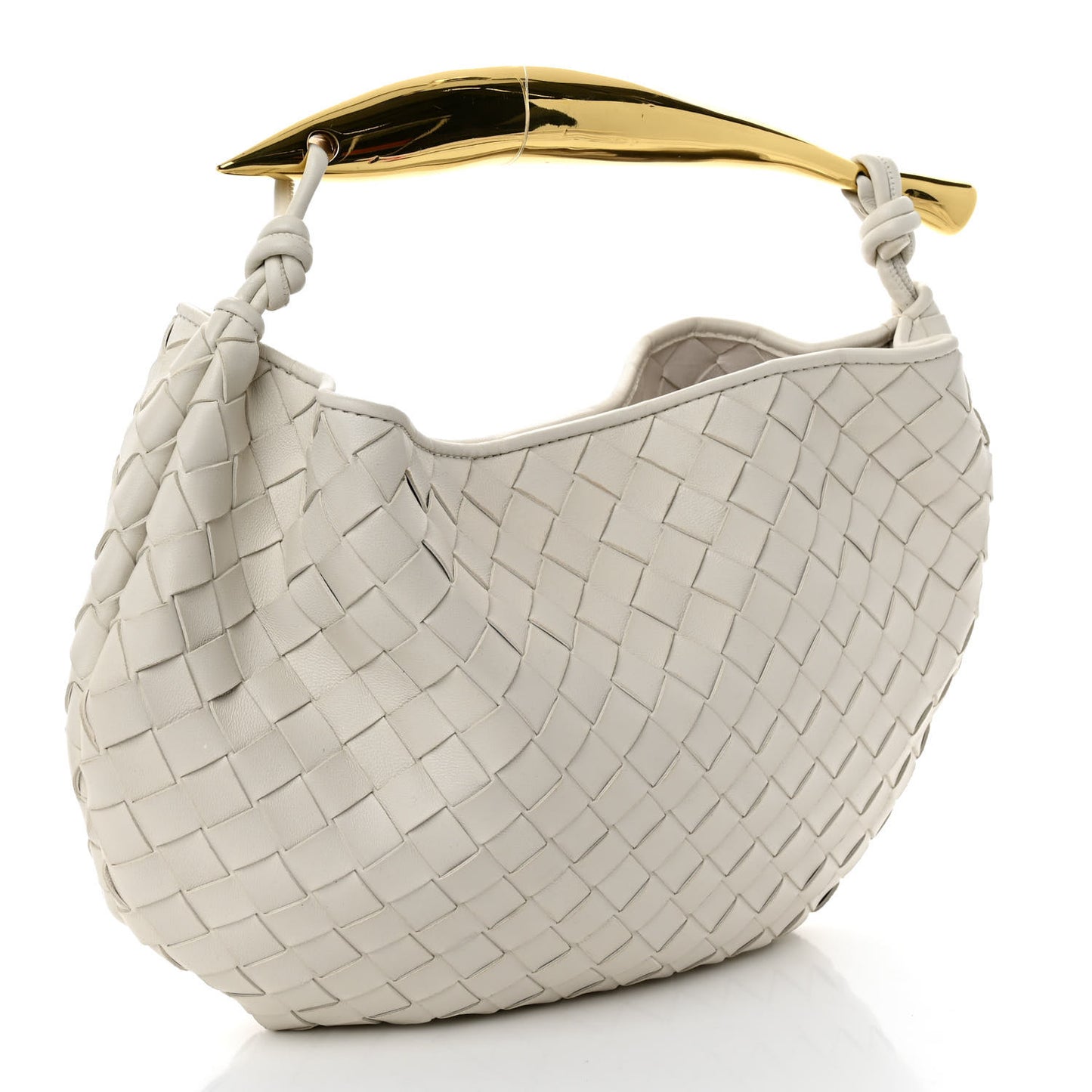 Nappa Intrecciato Sardine Bag Chalk