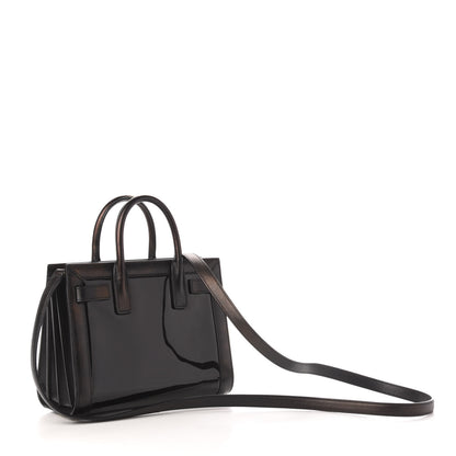 Saint Laurent Patent Calfskin Nano Sac de Jour Black 3 of 14