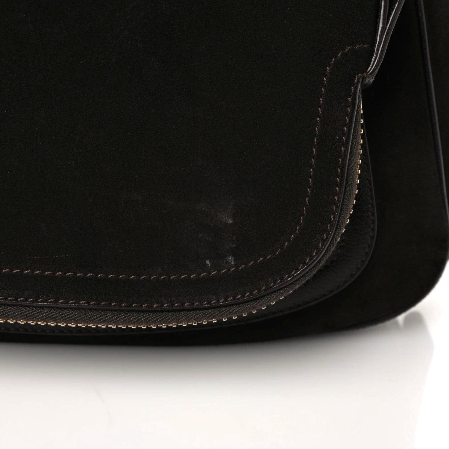 Tom Ford Suede Calfskin Jennifer Crossbody Brown 3 of 9