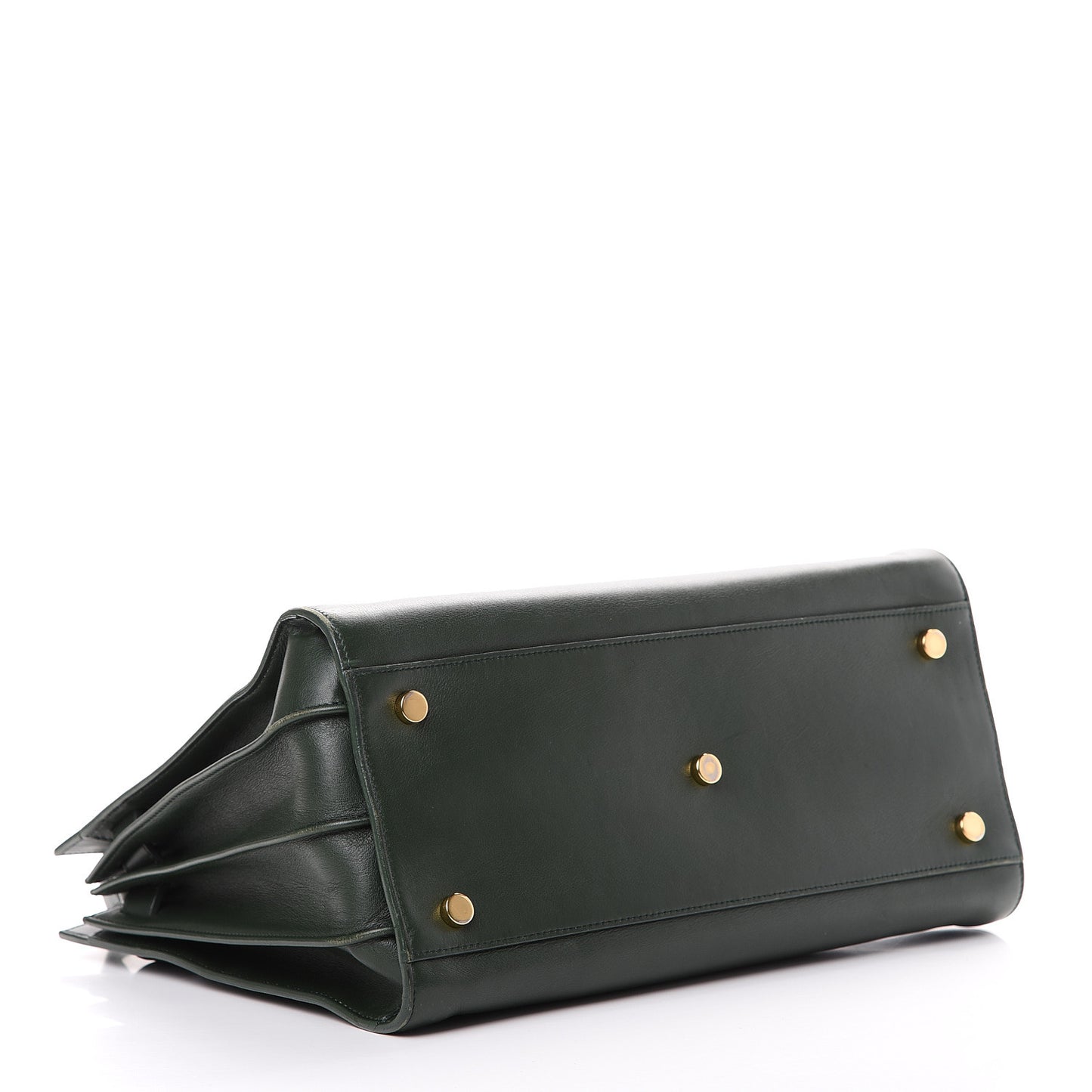 Calfskin Small Sac De Jour Dark Green