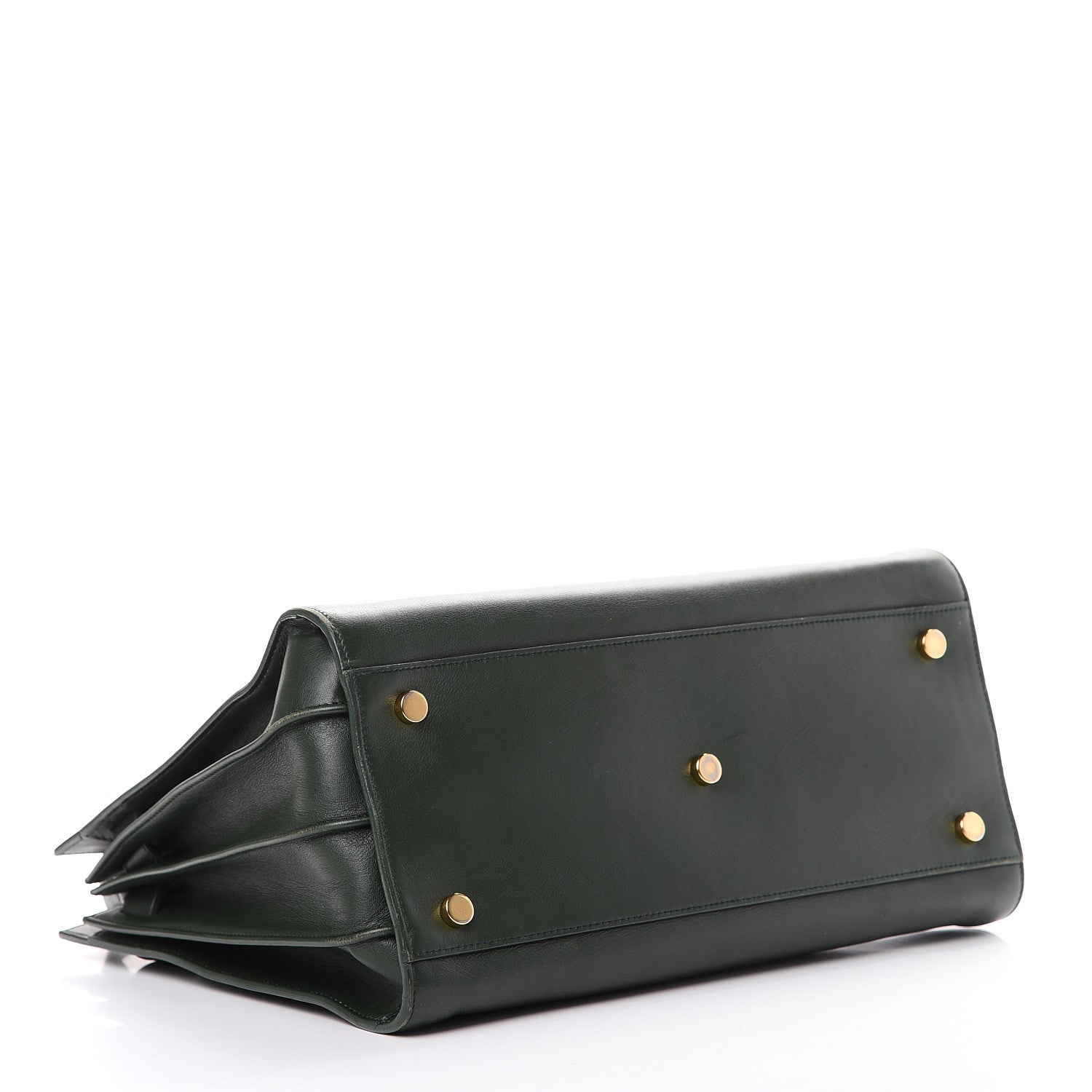 Saint Laurent Calfskin Small Sac De Jour Dark Green 3 of 17