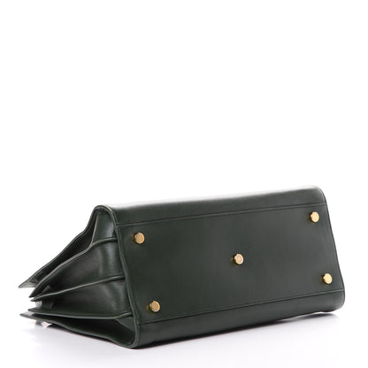 Saint Laurent Calfskin Small Sac De Jour Dark Green 3 of 17