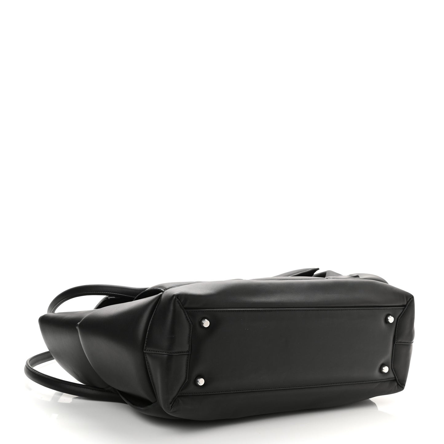 Nappa Maxi Intrecciato Padded Large Arco Black
