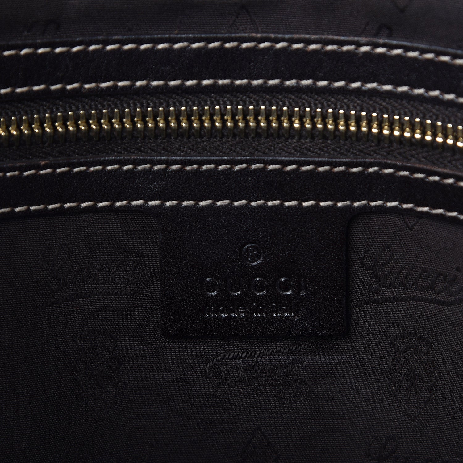 Gucci Monogram Horsebit Tassel Messenger Bag Dark Brown 6 of 10
