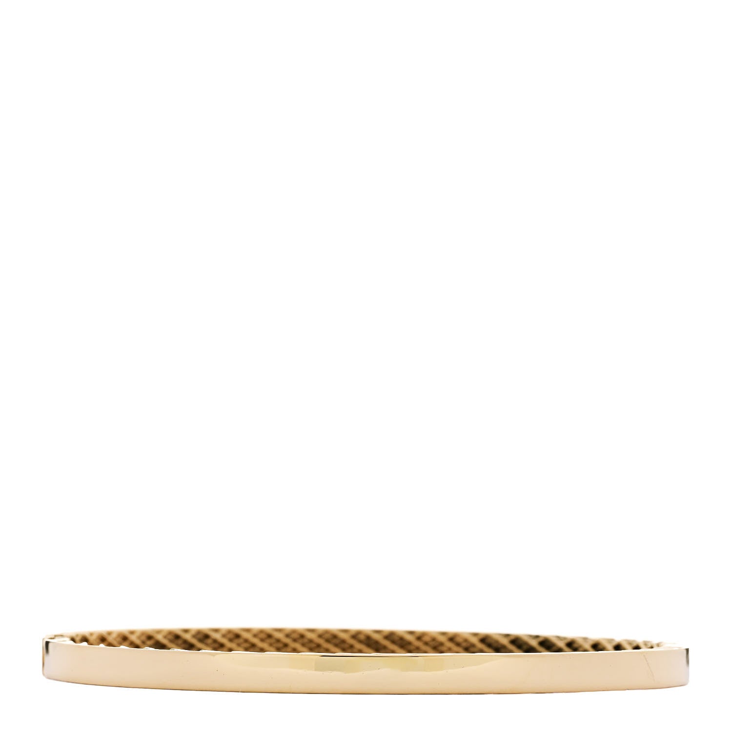 Roberto Coin 18K Yellow Gold Symphony New Barocco Oval Bangle Bracelet 2 of 4