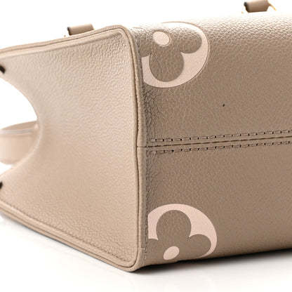 Louis Vuitton Empreinte Monogram Giant Onthego PM Tourterelle Creme 8 of 10