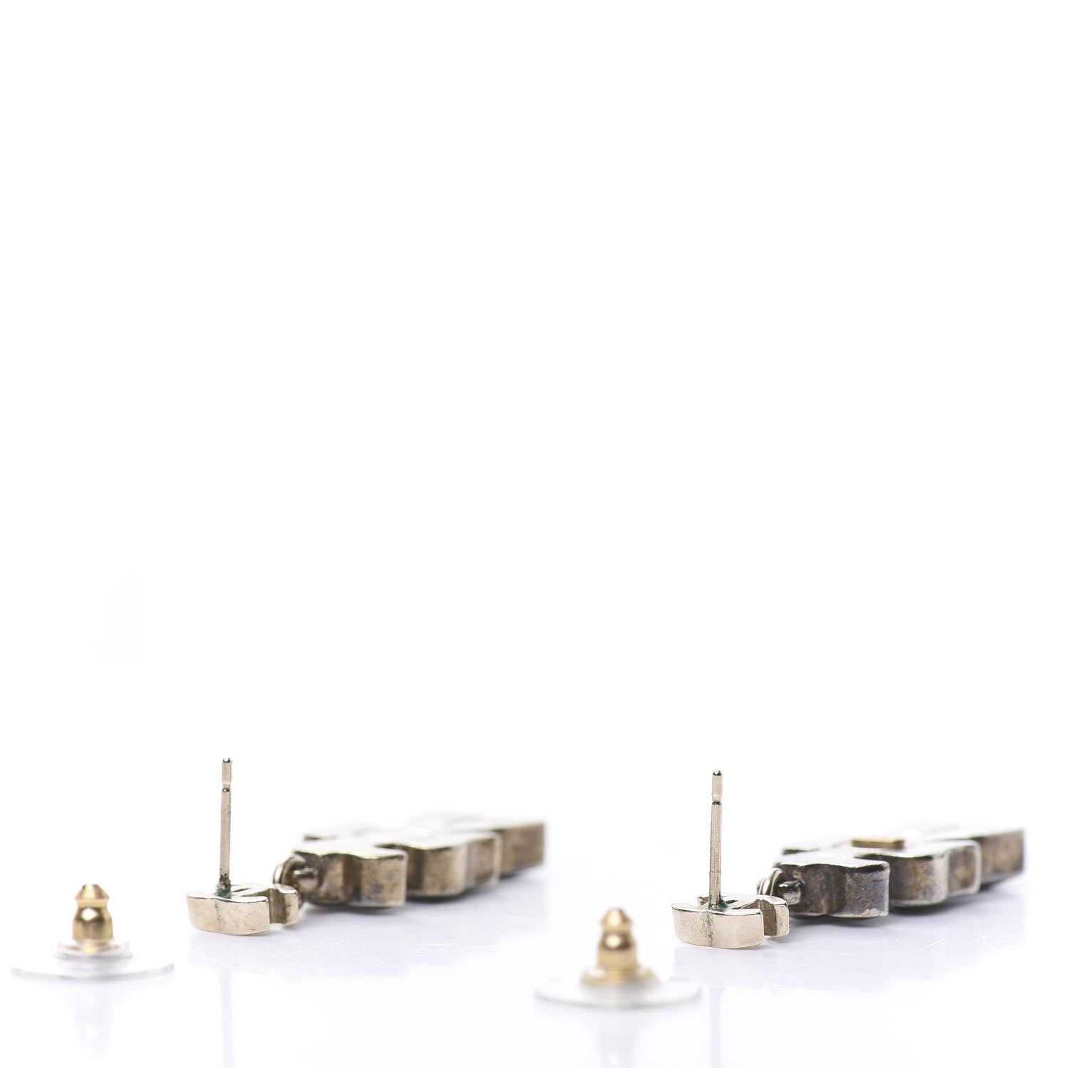 Chanel Gripoix Poured Glass Totem Bird CC Drop Earrings Multicolor 3 of 7