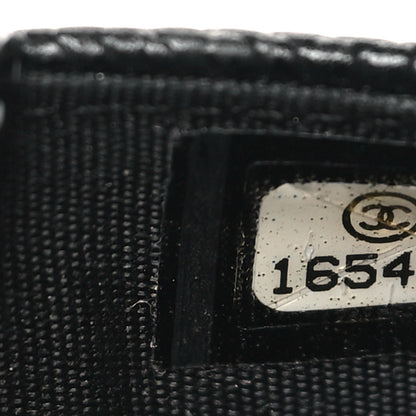 Chanel Caviar Timeless CC Wallet On Chain WOC Black 8 of 11