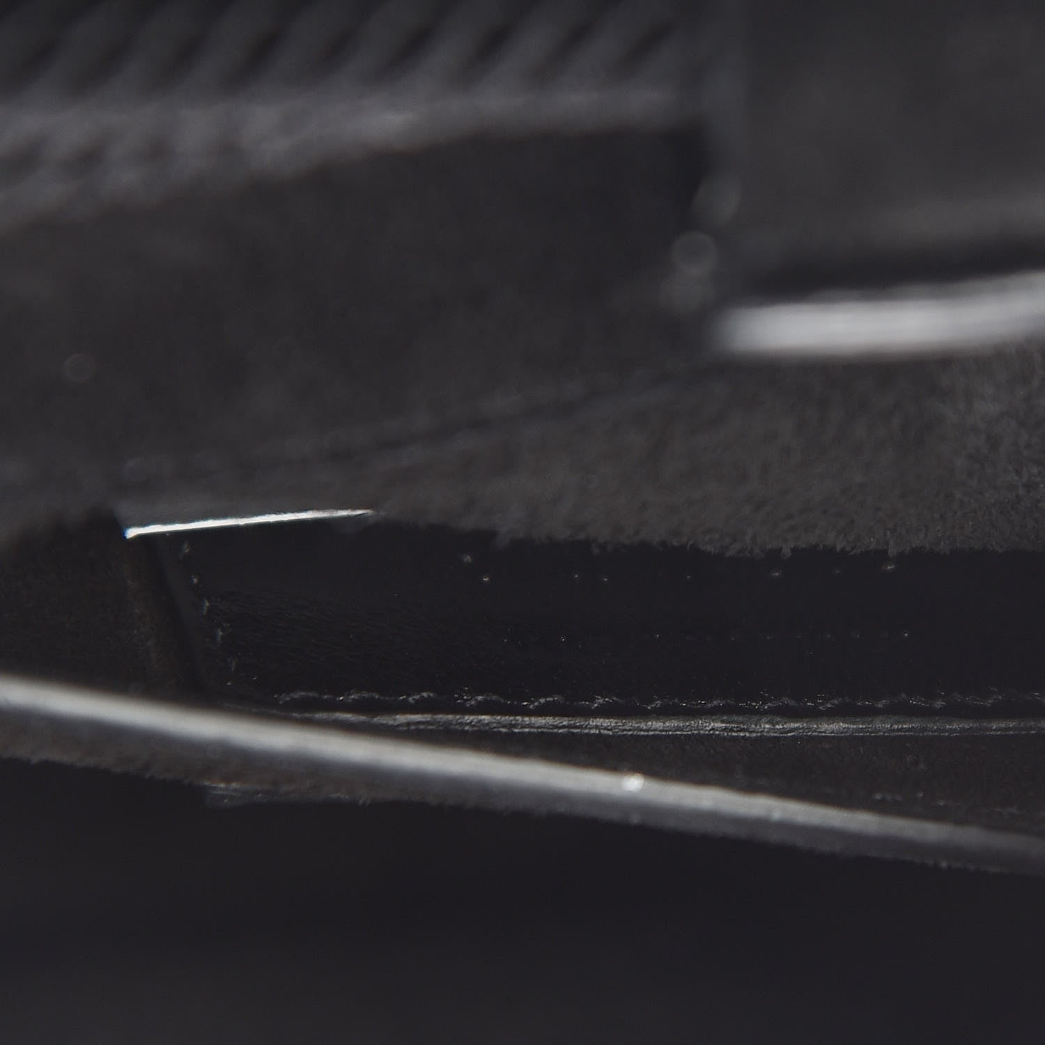 Saint Laurent Suede Medium Monogram Fetish Satchel Black 7 of 11