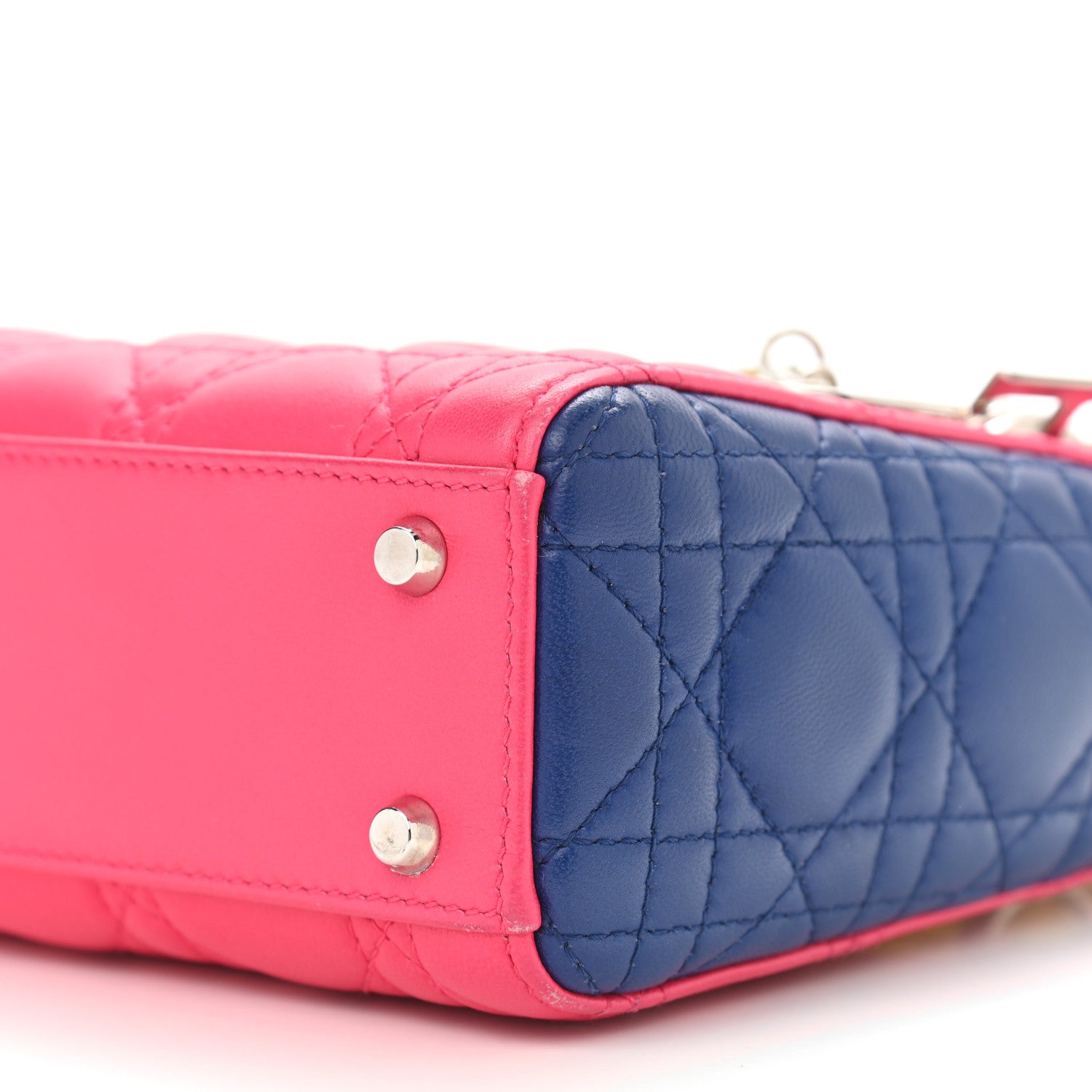 Christian Dior Lambskin Cannage Mini Lady Dior Multicolor 12 of 12