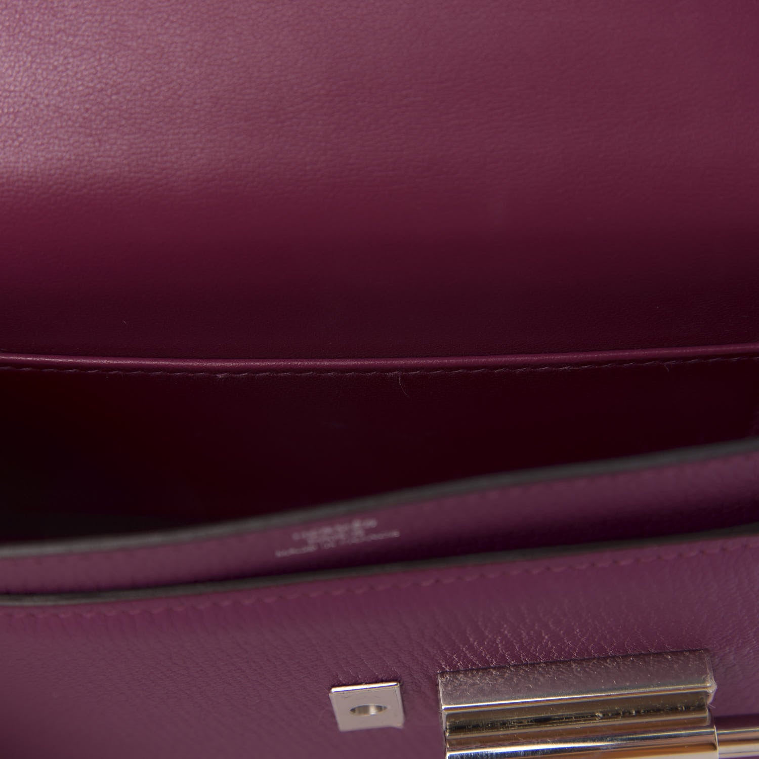 Hermes Chevre Chamkila Mini Verrou Chaine Bag Anemone 9 of 12