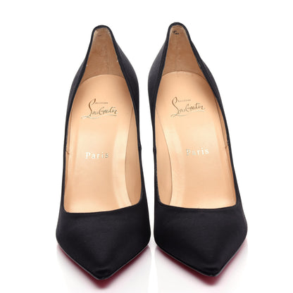 Christian Louboutin Satin Decollete 554 100 Pumps 39.5 Black 5 of 11