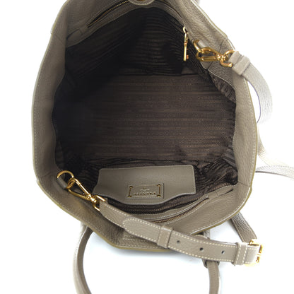 Prada Vitello Daino Tote Argilla 5 of 17