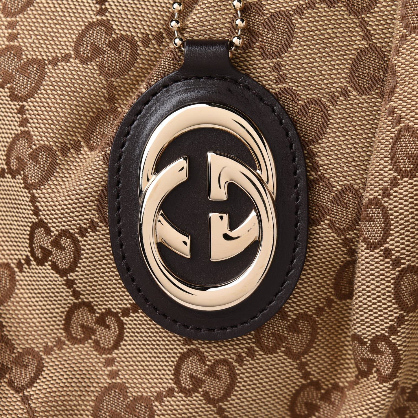 Monogram Medium Sukey Boston Bag Brown