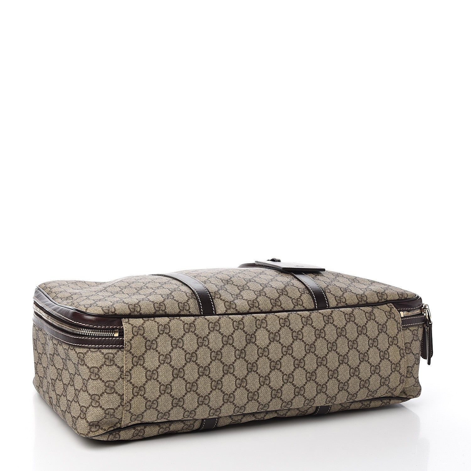 Gucci GG Plus Monogram Medium Double Handle Briefcase Dark Brown 3 of 9
