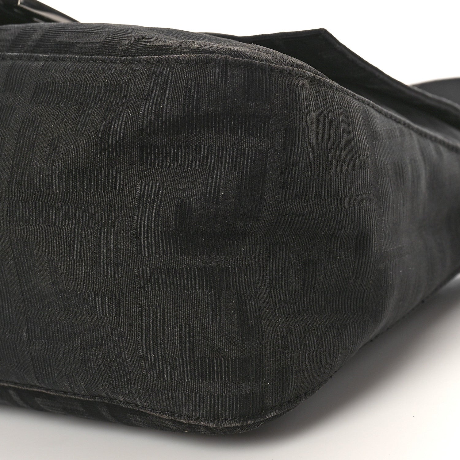 Fendi Zucchino Mama Baguette Black 8 of 11