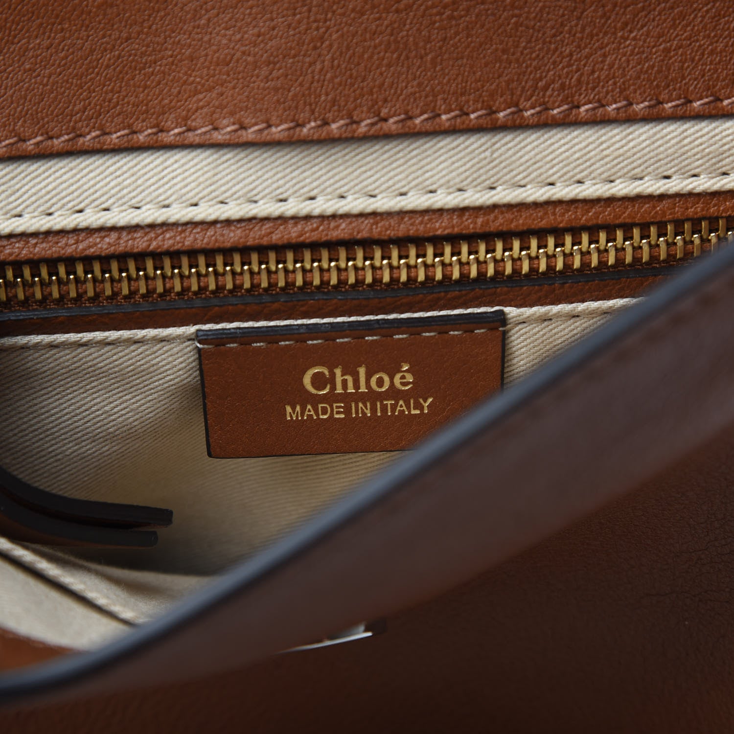 Chloe Suede Calfskin Small Faye Backpack Tan 5 of 8
