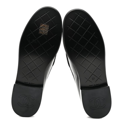 Chanel Lambskin Quilted CC Turnlock Loafers 37 Black 6 of 10