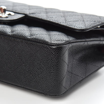 Chanel Caviar Quilted Medium Double Flap Black 9 of 11