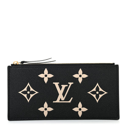 Louis Vuitton Empreinte Monogram Giant Crafty Pochette Felicie Zippered Insert Black 1 of 5