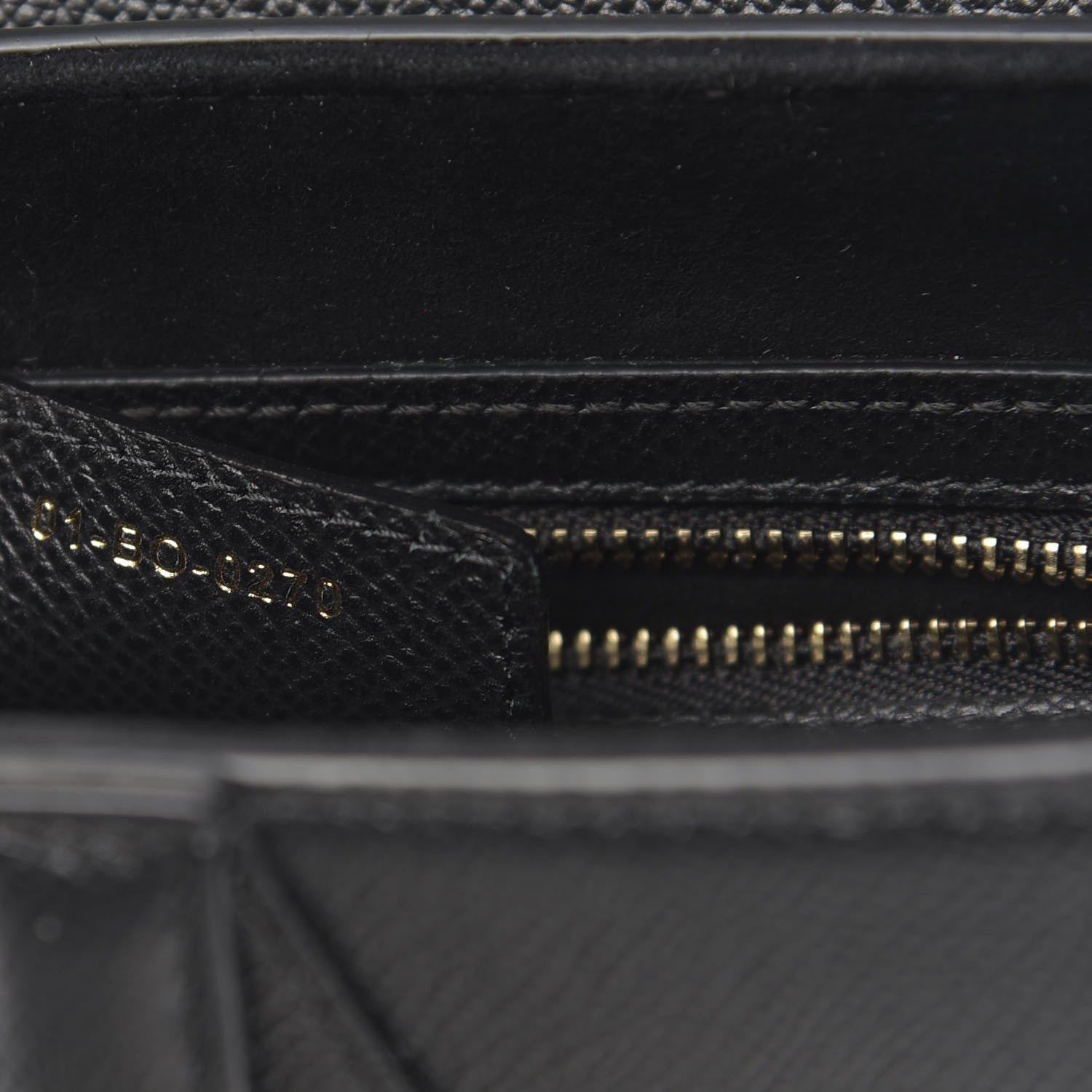 Christian Dior Grained Calfskin Saddle Bag Black 7 of 11