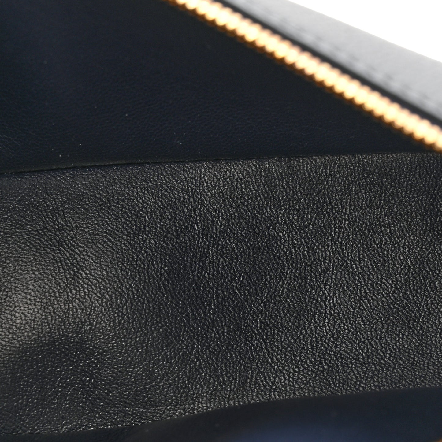 Grained Calfskin L19 Extra Pocket Pouch Navy Blue