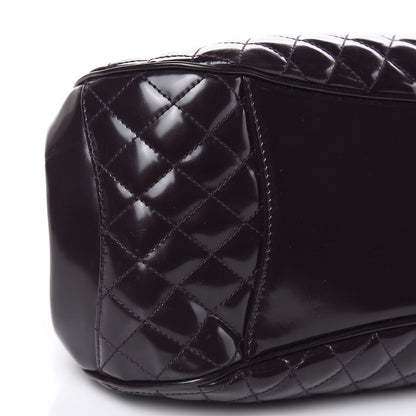 Chanel Glazed Calfskin Quilted Small Mademoiselle Frame Bag Purple 7 of 11