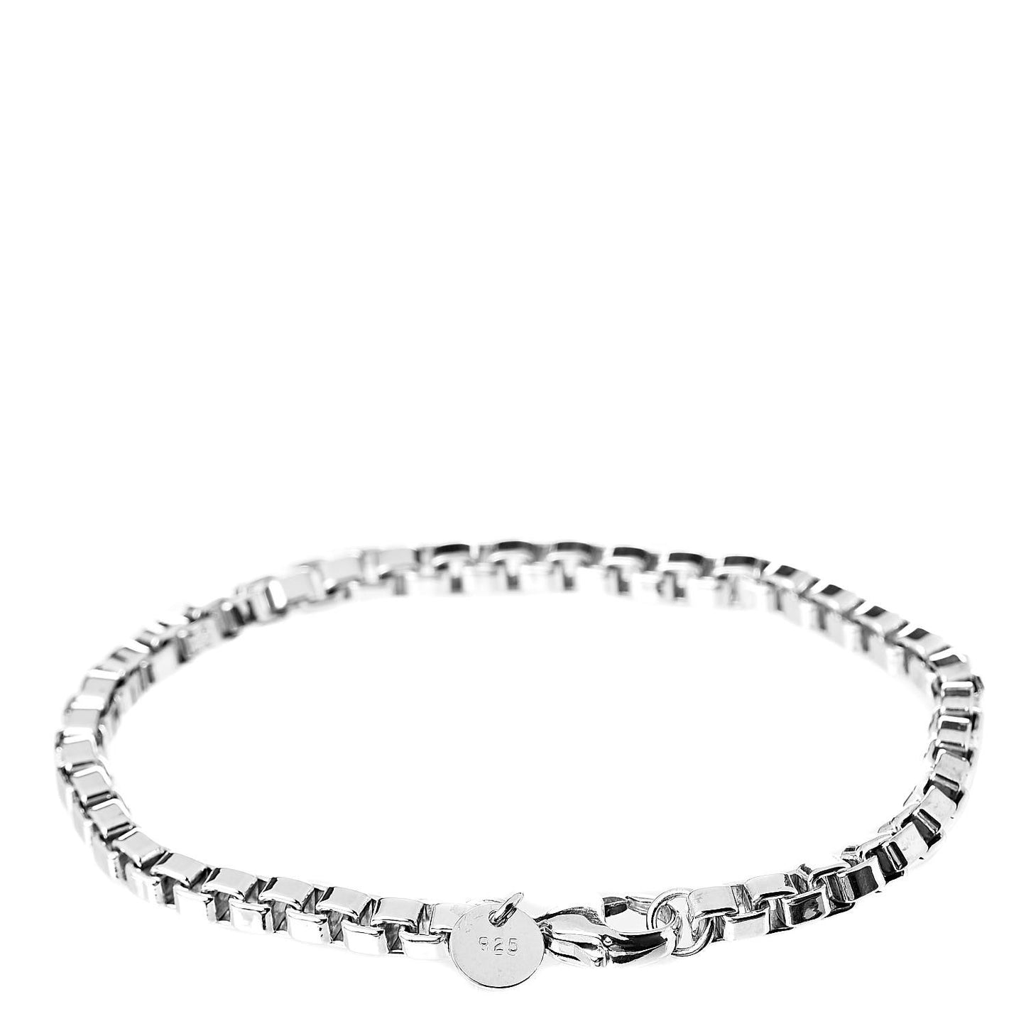 Sterling Silver 4mm Venetian Link Bracelet
