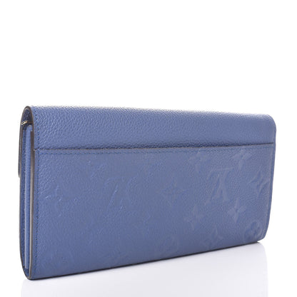 Louis Vuitton Empreinte Sarah Wallet NM Denim 3 of 7