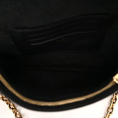 Louis Vuitton Empreinte Giant Studded Ivy Wallet On Chain Black 5 of 9