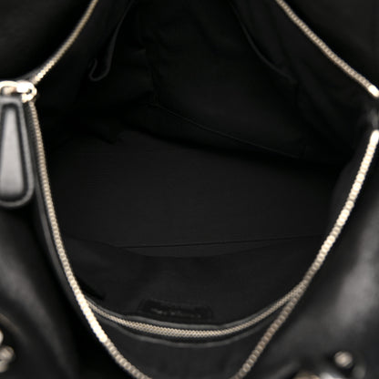 Christian Dior Lambskin Cannage Medium Granville Tote Black 6 of 12